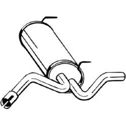 Koncový tlmič výfuku BOSAL 185-199