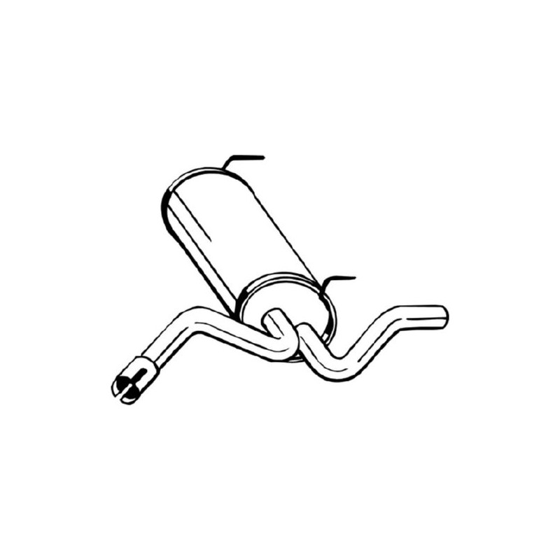 Koncový tlmič výfuku BOSAL 185-317