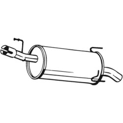 Koncový tlmič výfuku BOSAL 185-363
