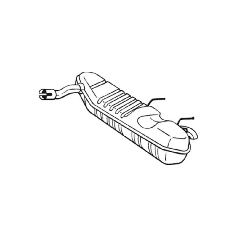 Koncový tlmič výfuku BOSAL 185-365