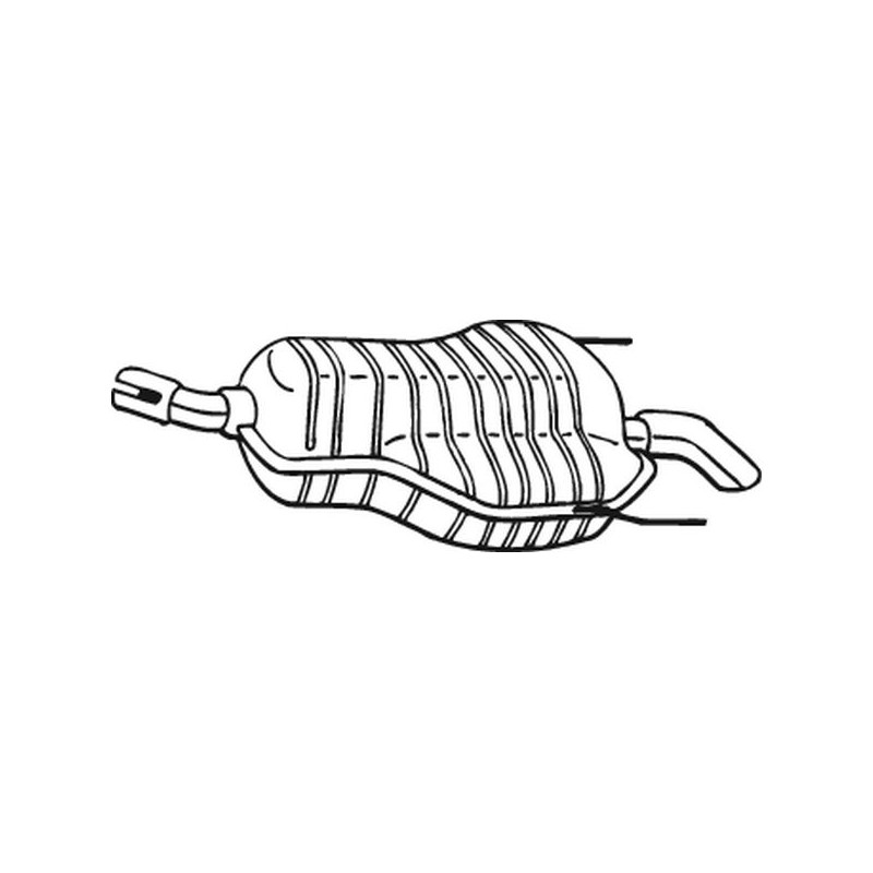 Koncový tlmič výfuku BOSAL 185-489