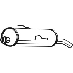 Koncový tlmič výfuku BOSAL 190-199