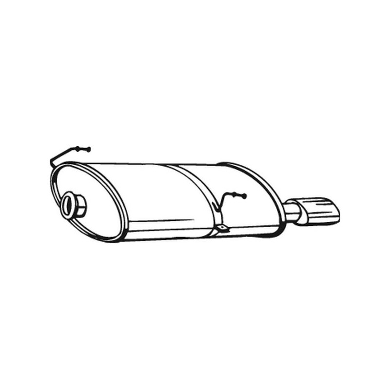 Koncový tlmič výfuku BOSAL 190-619