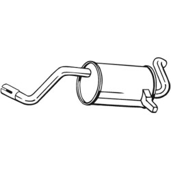 Koncový tlmič výfuku BOSAL 200-035