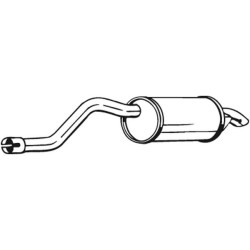 Koncový tlmič výfuku BOSAL 200-081