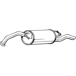 Koncový tlmič výfuku BOSAL 228-045