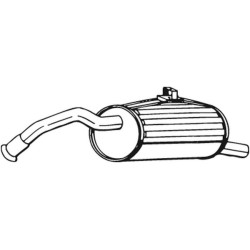 Koncový tlmič výfuku BOSAL 228-205