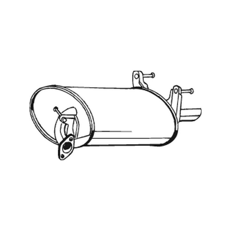Koncový tlmič výfuku BOSAL 228-427