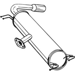Koncový tlmič výfuku BOSAL 228-487