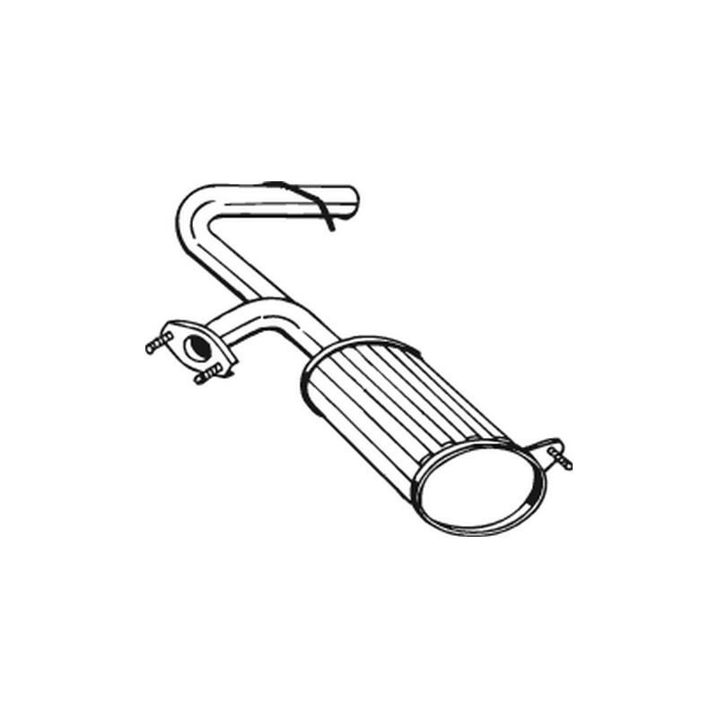 Koncový tlmič výfuku BOSAL 229-501