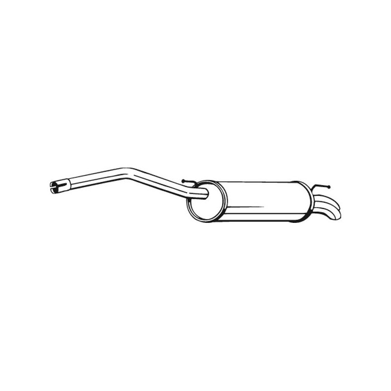 Koncový tlmič výfuku BOSAL 233-087