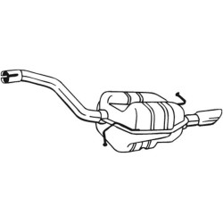 Koncový tlmič výfuku BOSAL 233-159