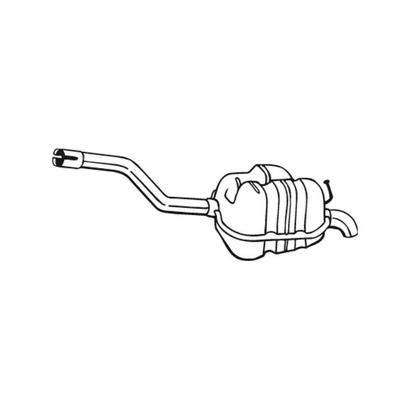 Koncový tlmič výfuku BOSAL 233-161