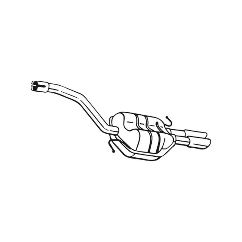 Koncový tlmič výfuku BOSAL 233-165