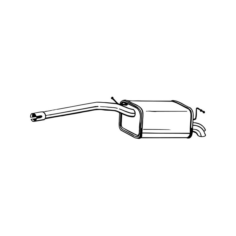 Koncový tlmič výfuku BOSAL 233-405