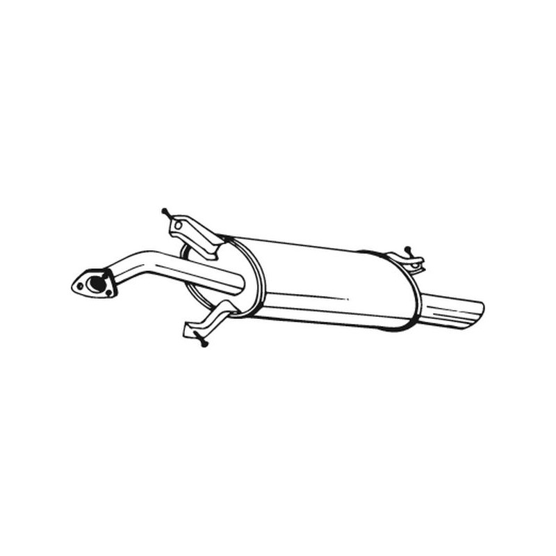 Koncový tlmič výfuku BOSAL 235-161
