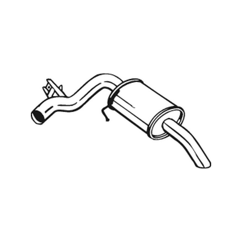 Koncový tlmič výfuku BOSAL 247-013