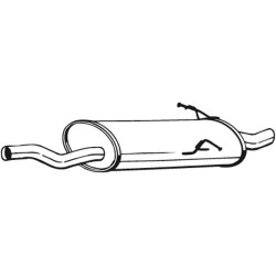 Koncový tlmič výfuku BOSAL 247-115