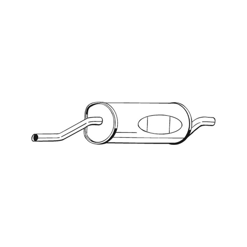 Koncový tlmič výfuku BOSAL 247-893