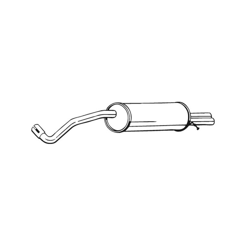 Koncový tlmič výfuku BOSAL 280-137