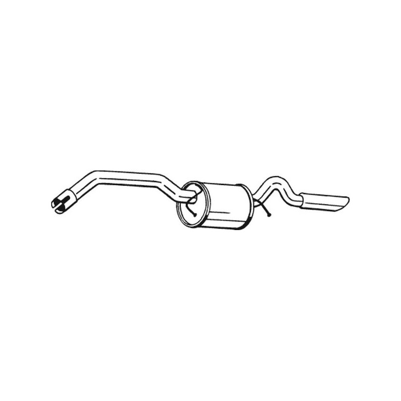 Koncový tlmič výfuku BOSAL 281-313