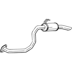 Koncový tlmič výfuku BOSAL 281-653