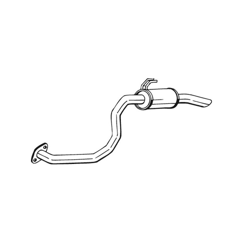 Koncový tlmič výfuku BOSAL 281-653