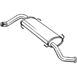 Koncový tlmič výfuku BOSAL 281-859