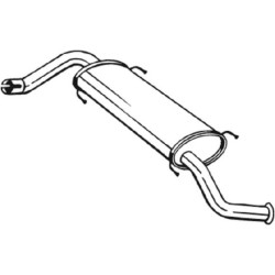 Koncový tlmič výfuku BOSAL 281-873