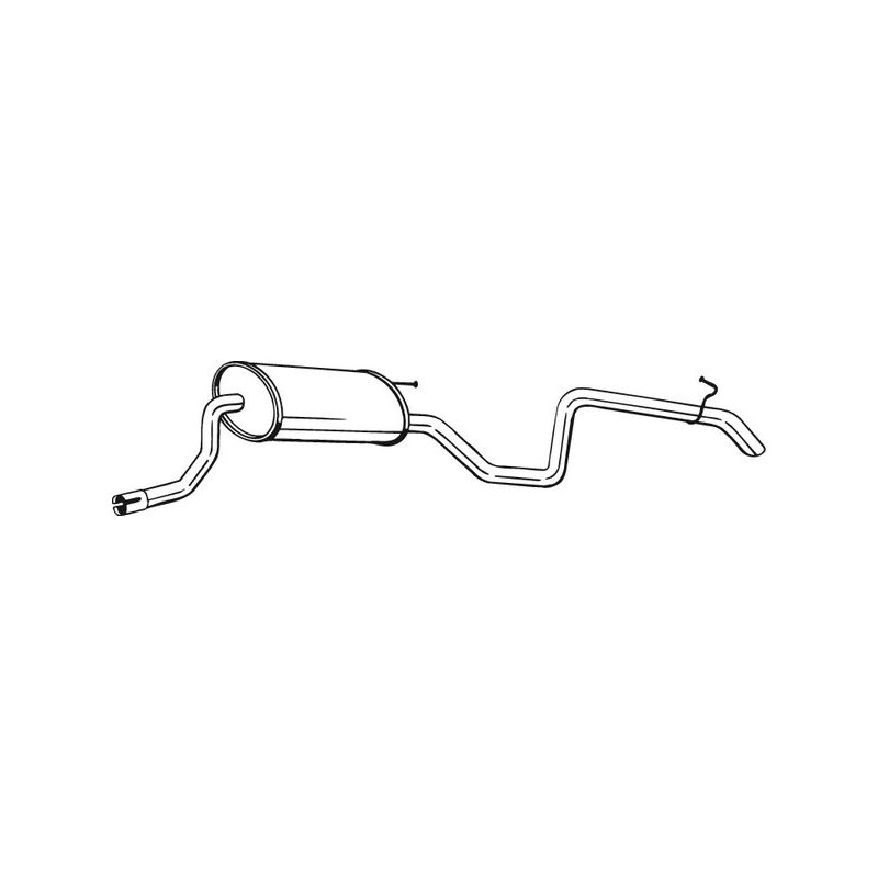 Koncový tlmič výfuku BOSAL 282-979