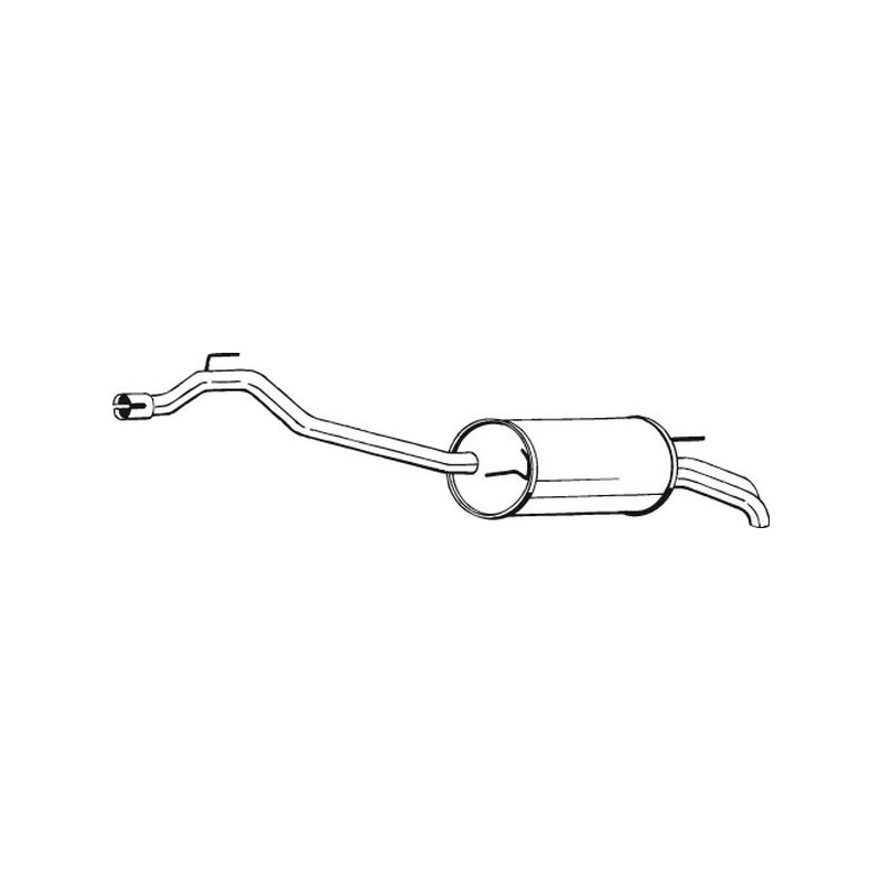 Koncový tlmič výfuku BOSAL 283-385