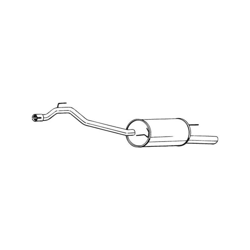 Koncový tlmič výfuku BOSAL 283-461