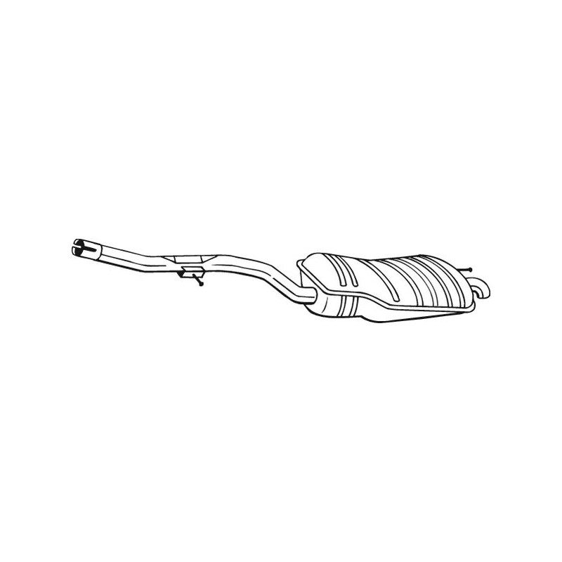 Koncový tlmič výfuku BOSAL 283-497