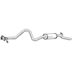 Koncový tlmič výfuku BOSAL 283-715