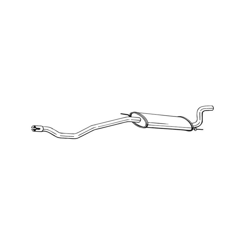 Koncový tlmič výfuku BOSAL 283-741