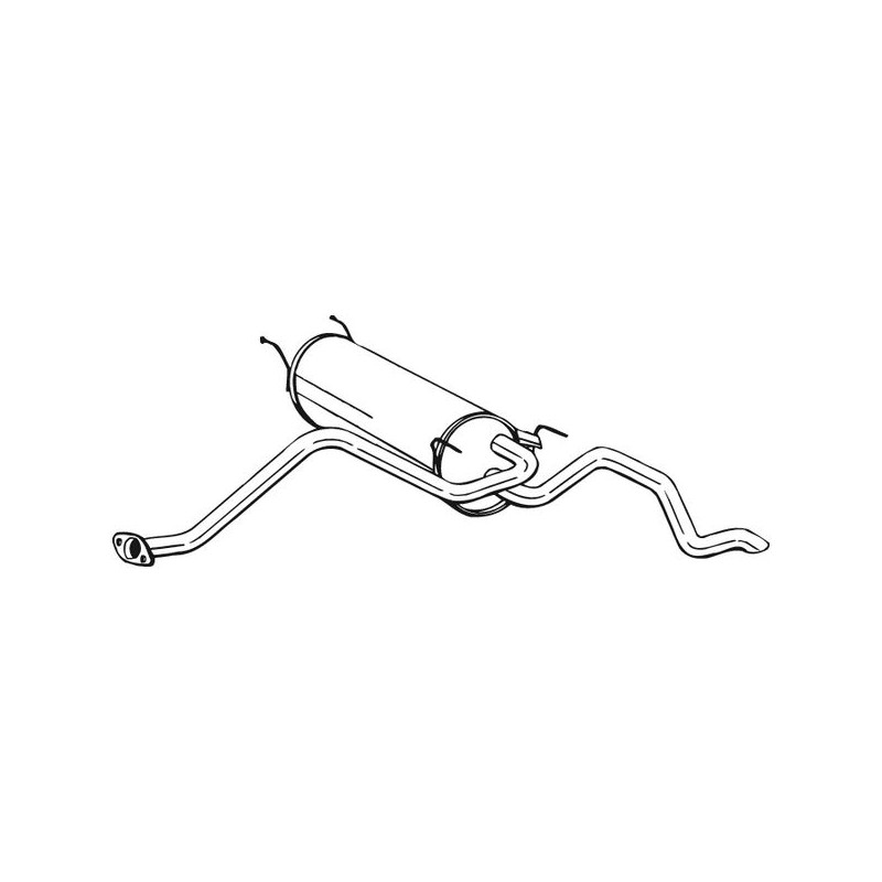 Koncový tlmič výfuku BOSAL 283-869