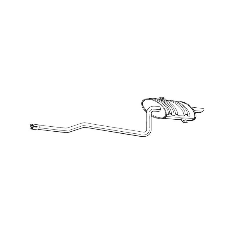 Koncový tlmič výfuku BOSAL 285-415