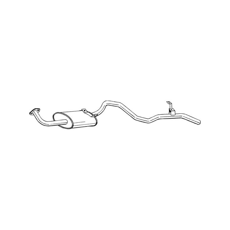 Koncový tlmič výfuku BOSAL 286-039