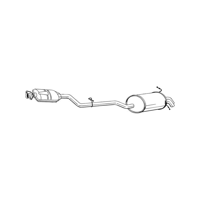 Koncový tlmič výfuku BOSAL 286-055