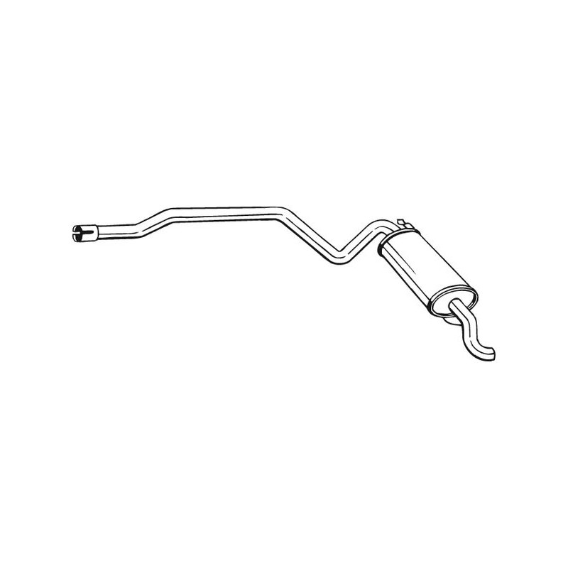 Koncový tlmič výfuku BOSAL 287-199