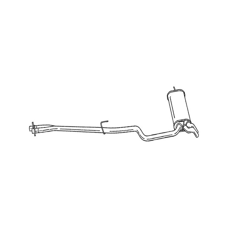 Koncový tlmič výfuku BOSAL 288-119