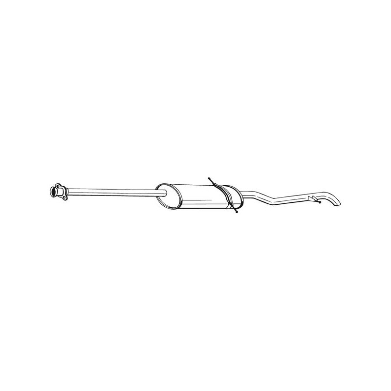 Koncový tlmič výfuku BOSAL 289-031