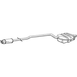 Koncový tlmič výfuku BOSAL 290-159