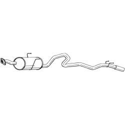 Koncový tlmič výfuku BOSAL 291-135