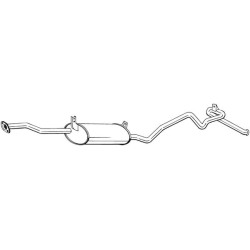 Koncový tlmič výfuku BOSAL 296-297