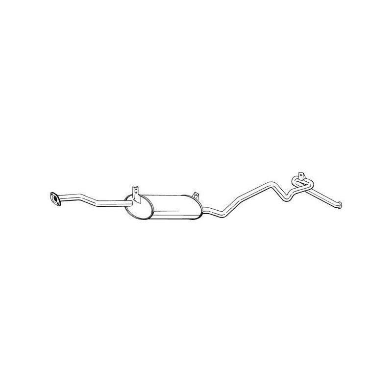 Koncový tlmič výfuku BOSAL 296-297