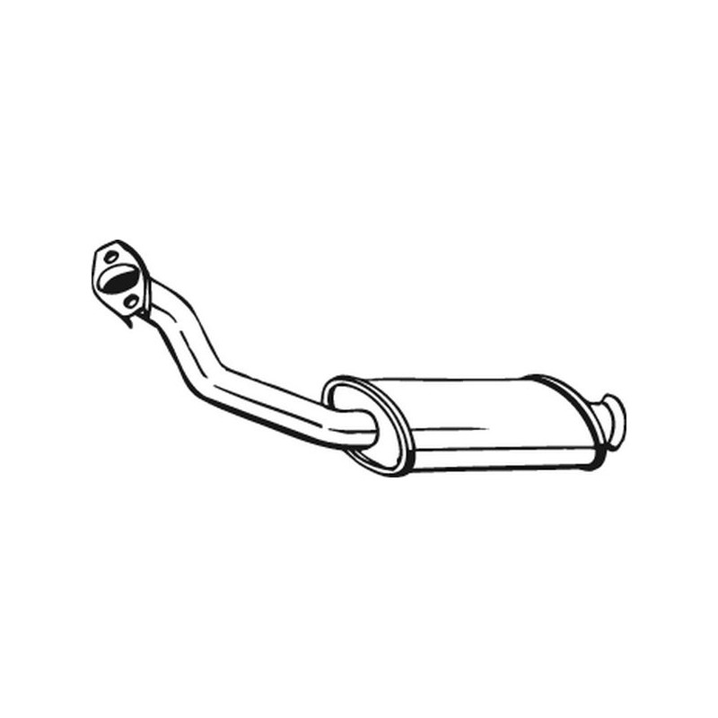 Predný tlmič výfuku BOSAL 135-073