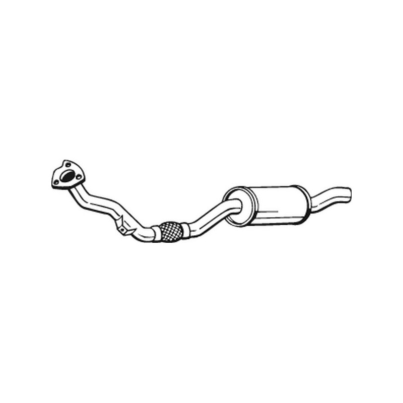 Predný tlmič výfuku BOSAL 233-073