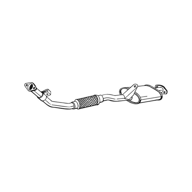 Predný tlmič výfuku BOSAL 278-831