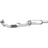 Predný tlmič výfuku BOSAL 281-769
